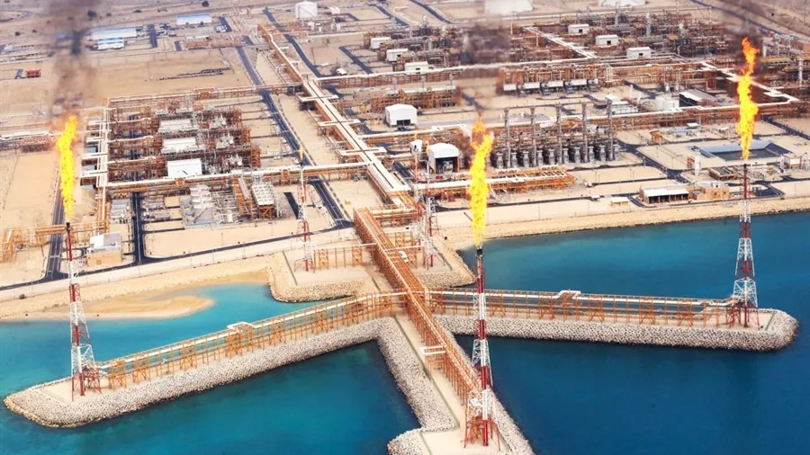 Газовое месторождение South Pars в Иране Газовое месторождение South Pars в Иране
