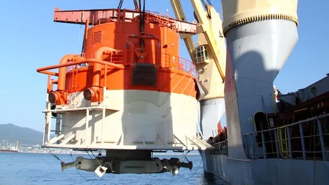 Погрузка ВПУ на воду Погрузка ВПУ на воду