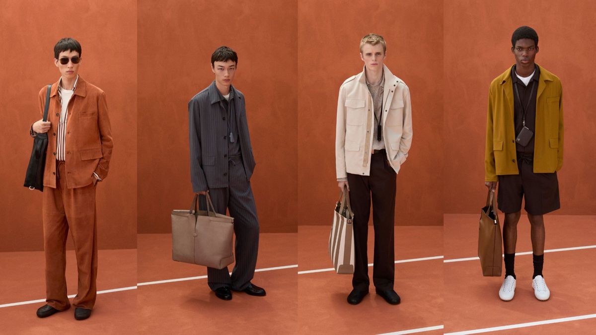 Модели Tod’s Tod’s Весна-Лето 2026, четыре образа