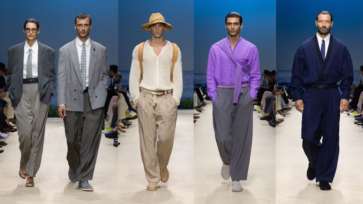 Мягкие силуэты Giorgio Armani Модели Giorgio Armani