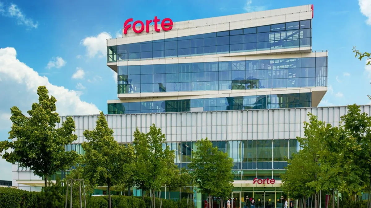 ForteBank Здание ForteBank летом