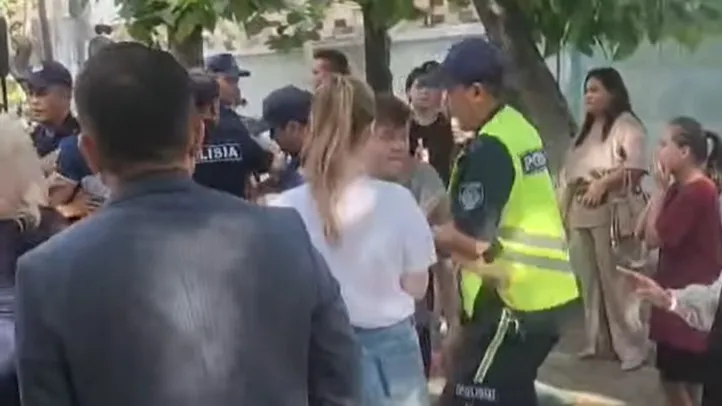 Выселение детей из детского дома в Баганашыле Кадры с выселения детей из детского дома в Баганашыле