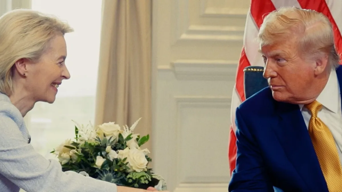 Урсула фон дер Ляйен и Дональд Трамп Урсула фон дер Ляйен, Дональд Трамп