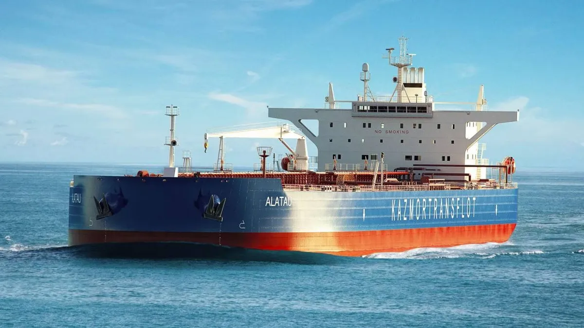 «Казмортрансфлот», танкер «Alatau»