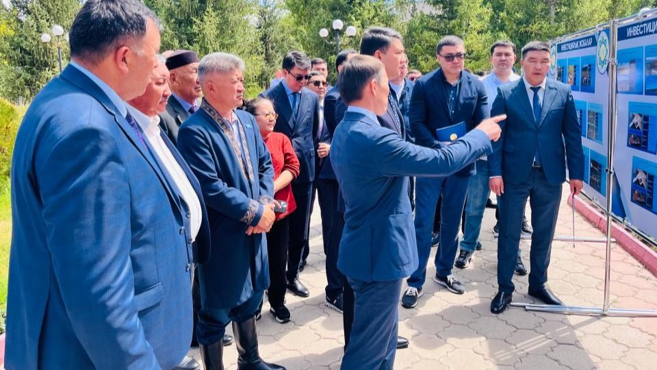 Во время обсуждения проектов в Кегенском районе