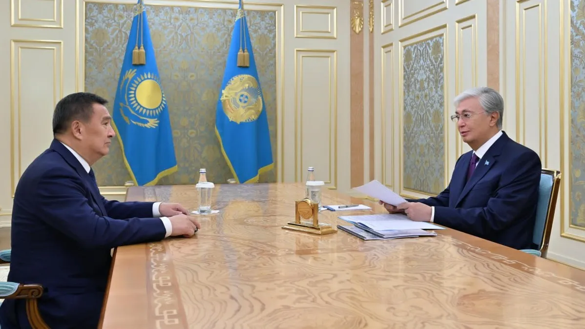 Марат Ахметжанов и Касым-Жомарт Токаев, 18 августа 2025, акорда