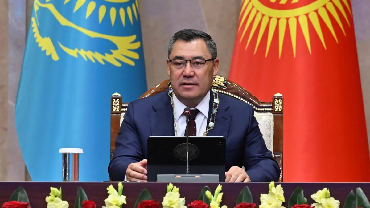 Садыр Жапаров, август 2025