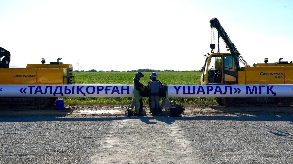 Строительство магистрального газопровода «Талдыкорган — Ушарал» Строительство магистрального газопровода «Талдыкорган — Ушарал»