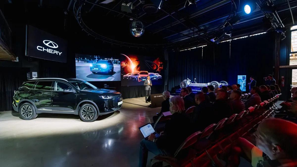 Официальная презентация Chery в Чехии Астана Моторс, Chery