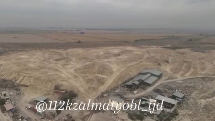 Полигон для твердых бытовых отходов в Алматинской области
