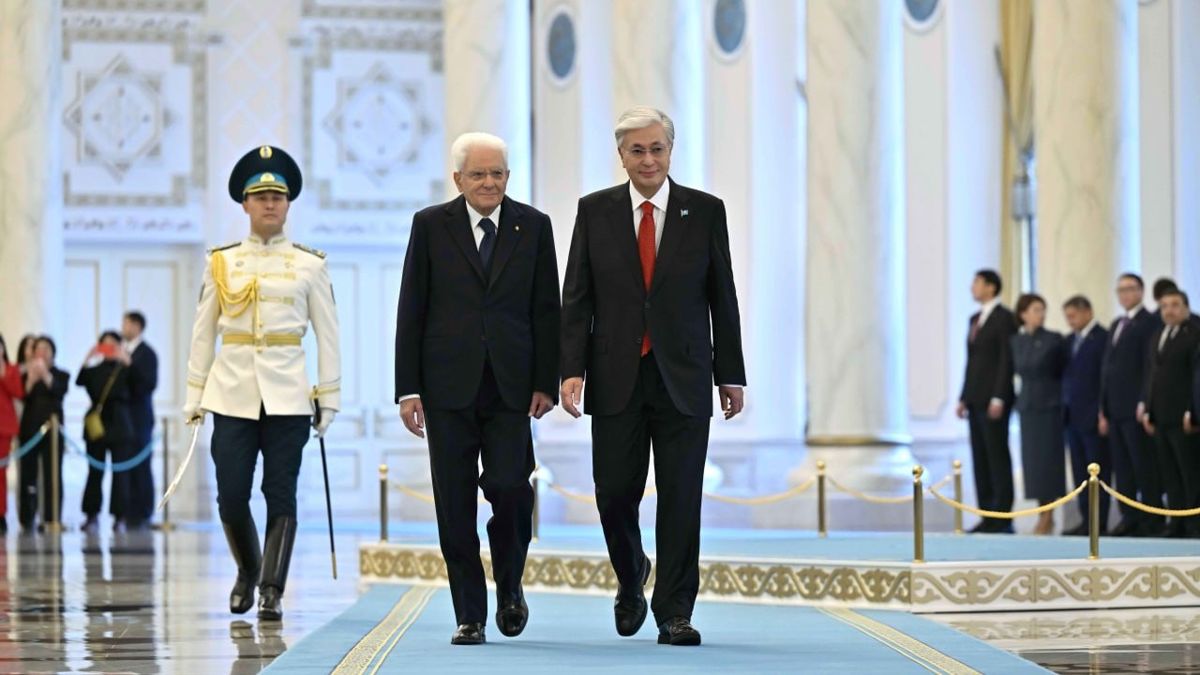Серджо Матарелла и Касым-Жомарт Токаев