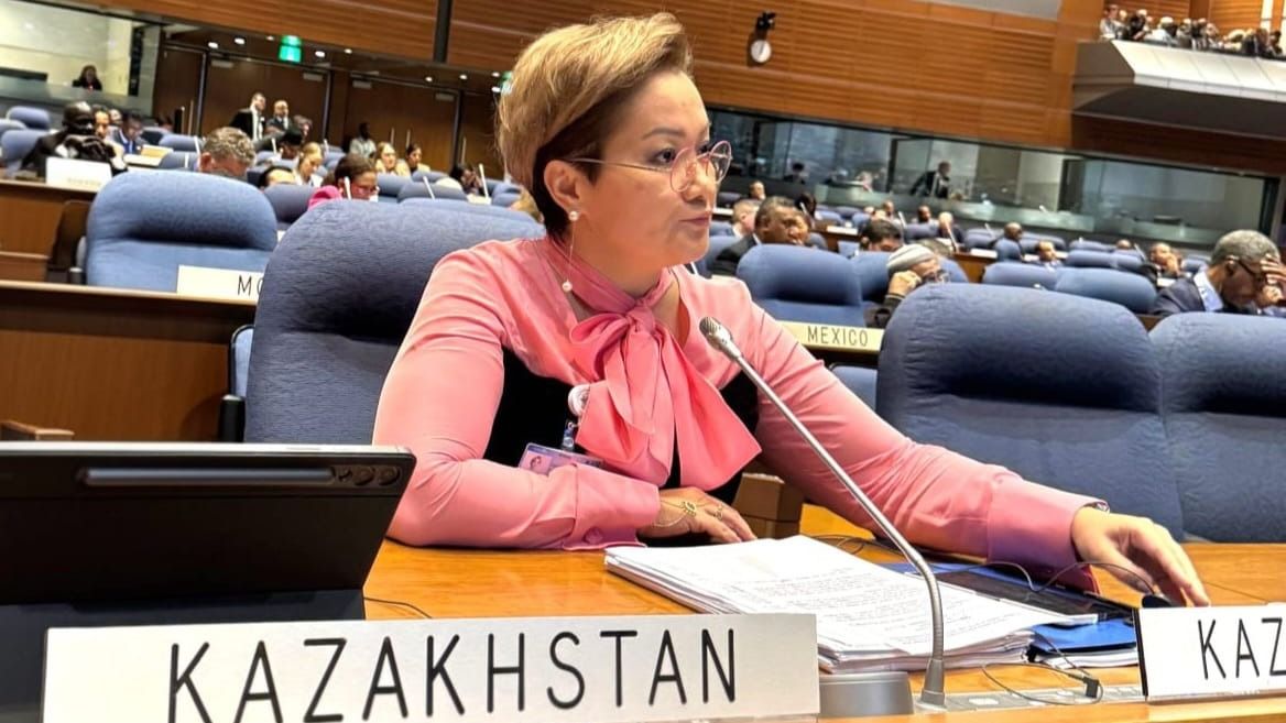 Салтанат Томпиева на Ассамблее ICAO