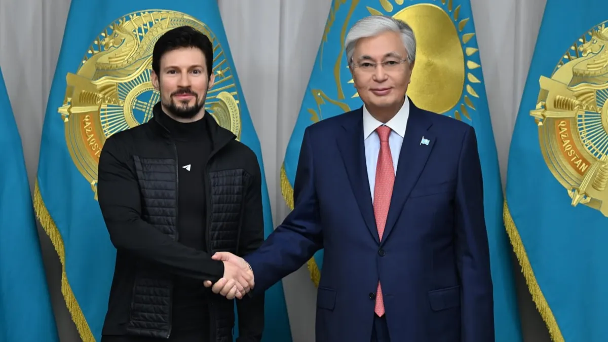 Павел Дуров и Касым-Жомарт Токаев