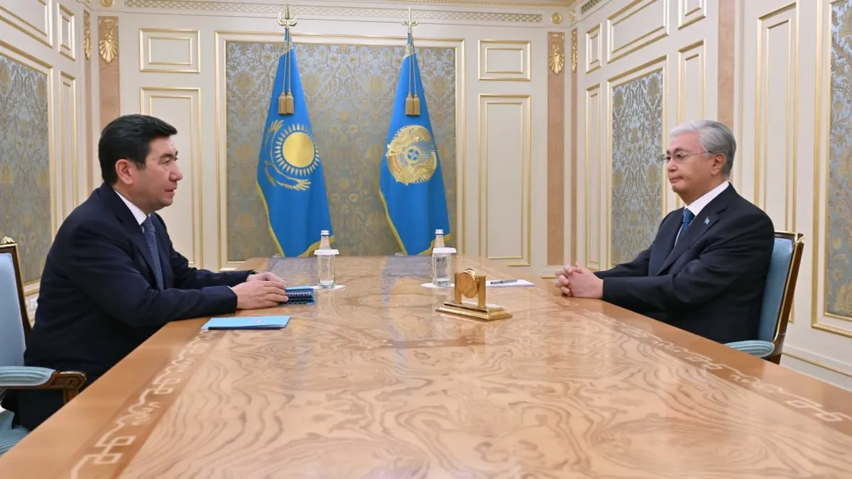 Ерлан Кошанов и Касым-Жомарт Токаев