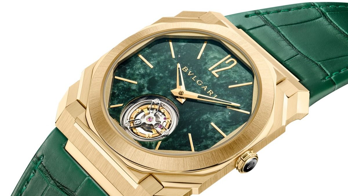 Часы Octo Finissimo TB Green Marble Часы Octo Finissimo TB Green Marble