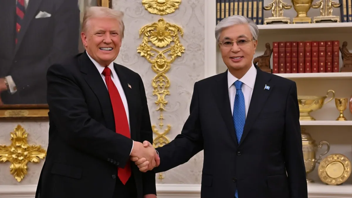 Дональд Трамп и Касым-Жомарт Токаев