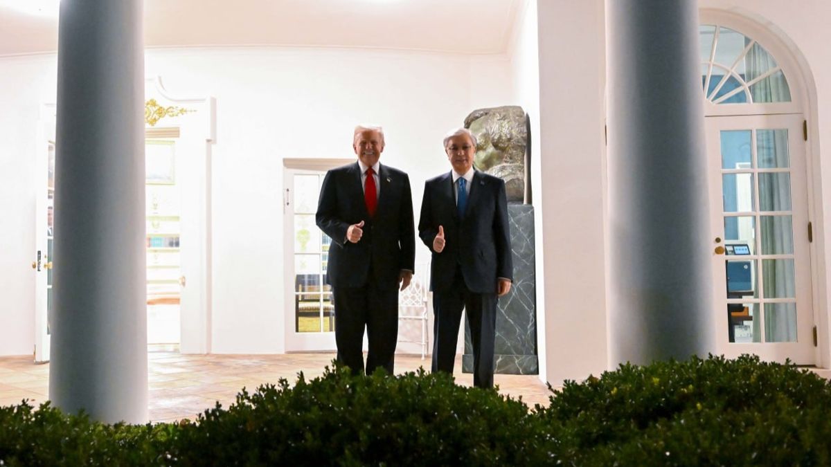 Дональд Трамп и Касым-Жомарт Токаев