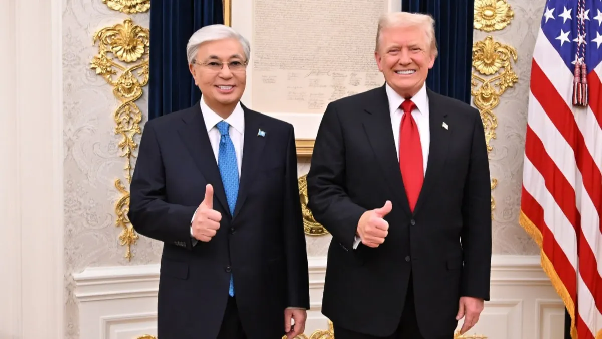 Касым-Жомарт Токаев и Дональд Трамп