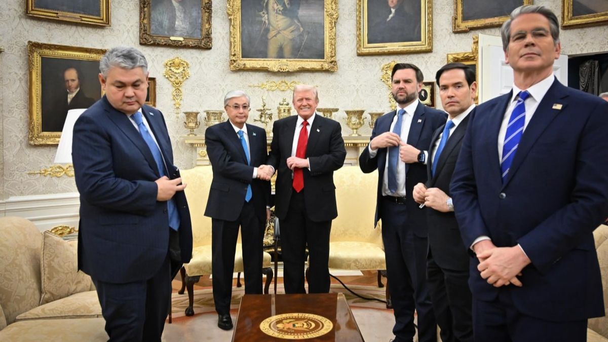 Делегация Казахстана во главе с Токаевым в Белом доме