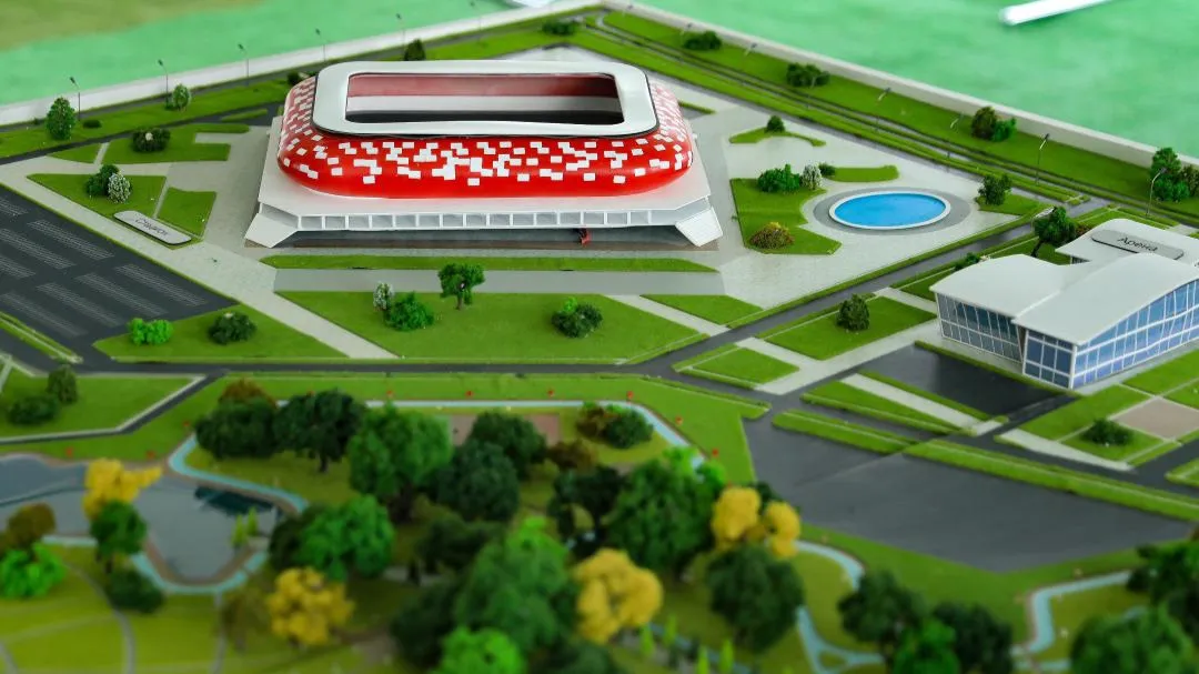 Макет нового стадиона в Актобе