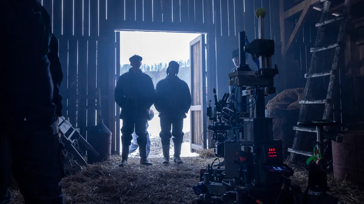 На съемочной площадке фильма «Перемирие»