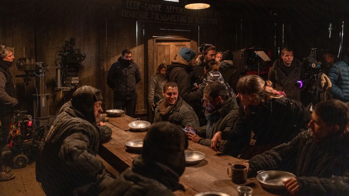 На съемочной площадке фильма «Перемирие»