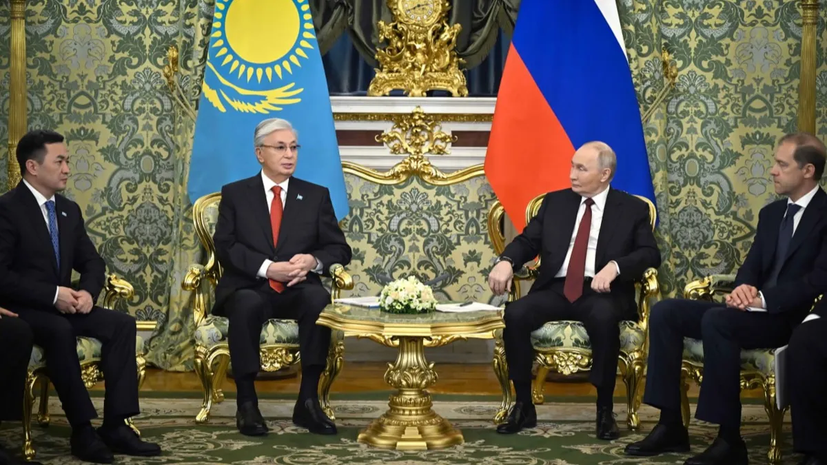 Касым-Жомарт Токаев и Владимир Путин