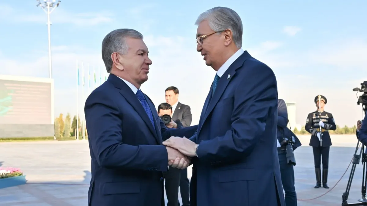 Шавкат Мирзиёев и Касым-Жомарт Токаев 