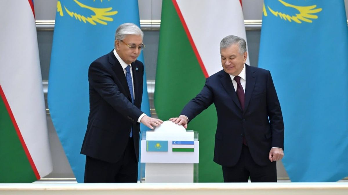 Шавкат Мирзиёев и Касым-Жомарт Токаев