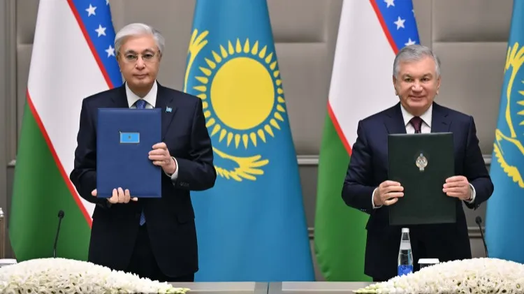 Шавкат Мирзиёев и Касым-Жомарт Токаев
