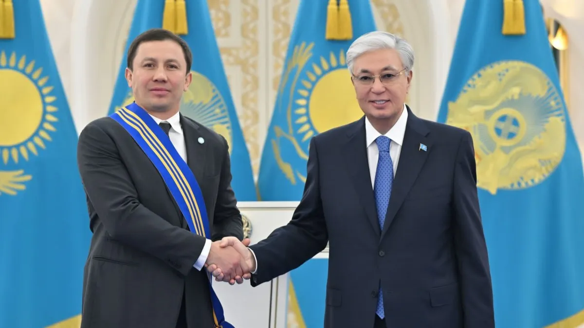 Геннадий Головкин и Касым-Жомарт Токаев