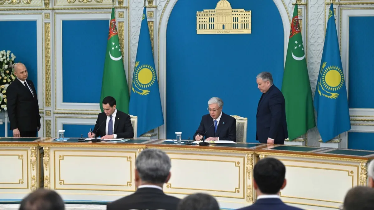 Сердар Бердымухамедов и Касым-Жомарт Токаев