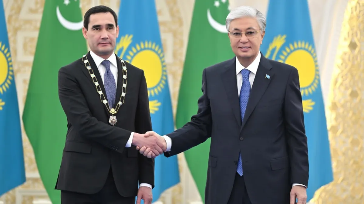 Сердар Бердымухамедов и Касым-Жомарт Токаев