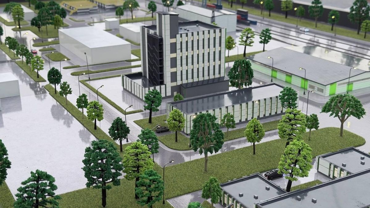 Макет завода