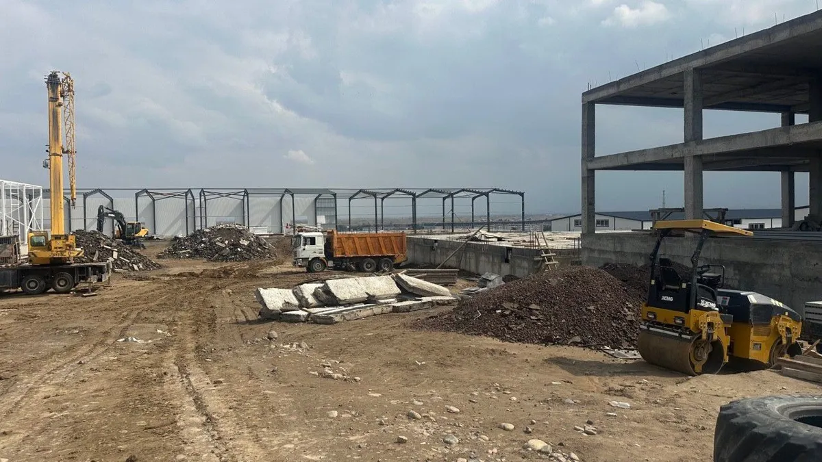 Строительство малого промышленного парка в Индустриальной зоне Алматы