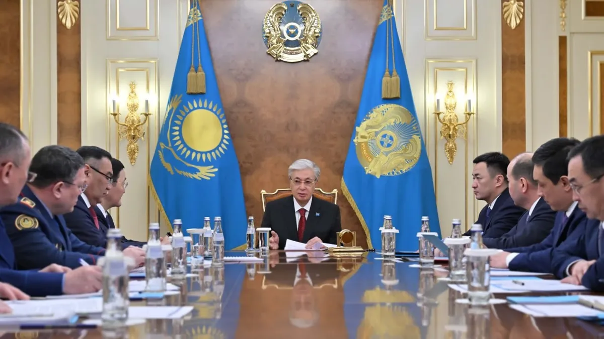 Совещание под председательством Касым-Жомарта Токаева 
