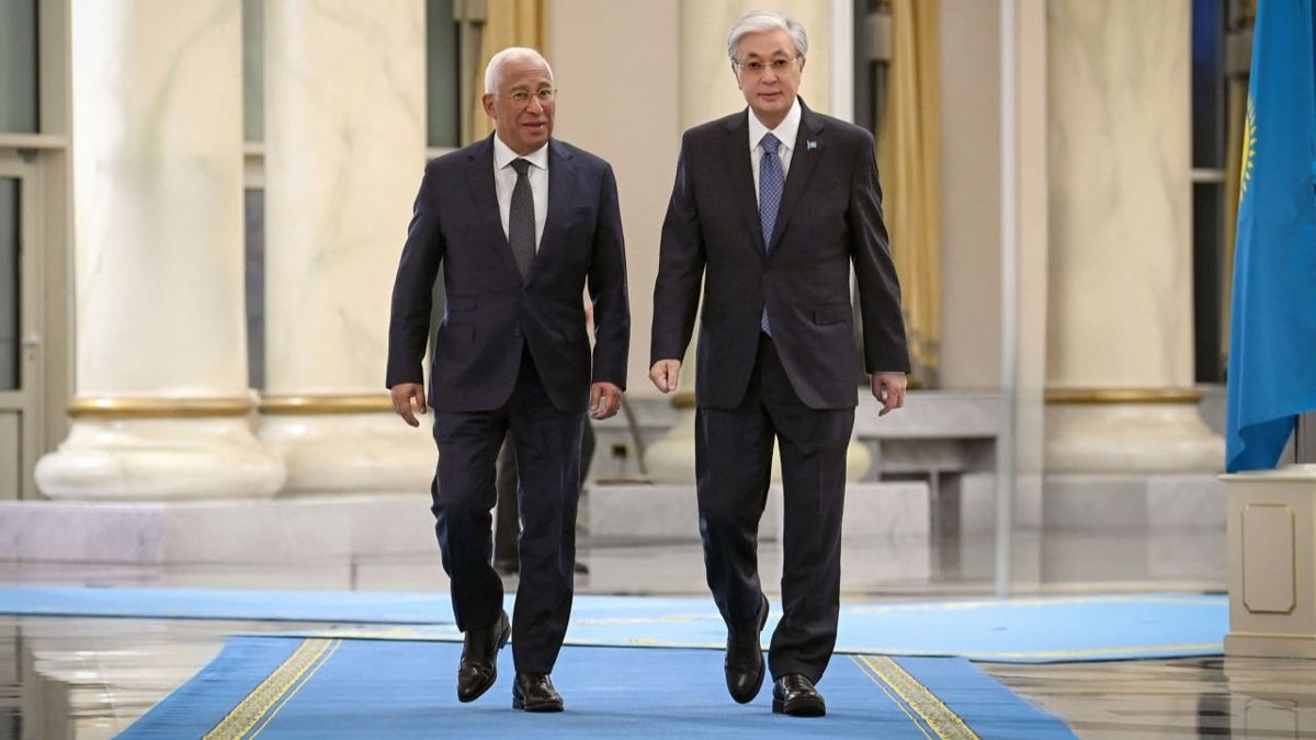 Антониу Кошта и Касым-Жомарт Токаев