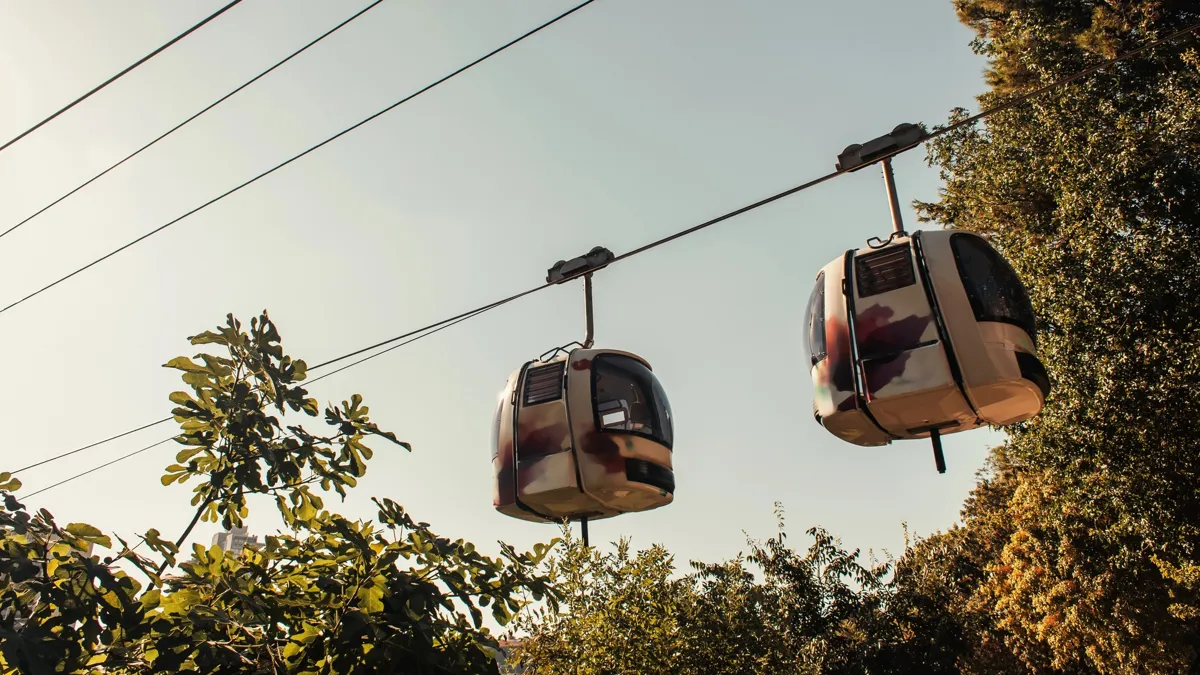 Канатная дорога, гондола, фуникулер, транспорт