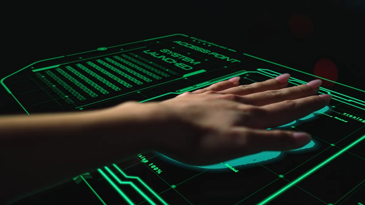 биометрия, ладонь, проверка, скан, алакан