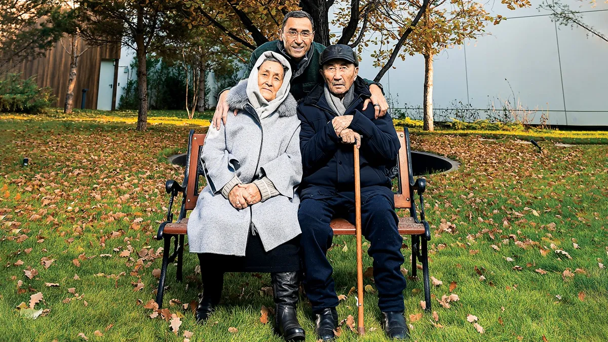 Айдын Рахимбаев с родителями: Жумадилом Сагидолдиновичем и Куляр Омаровной