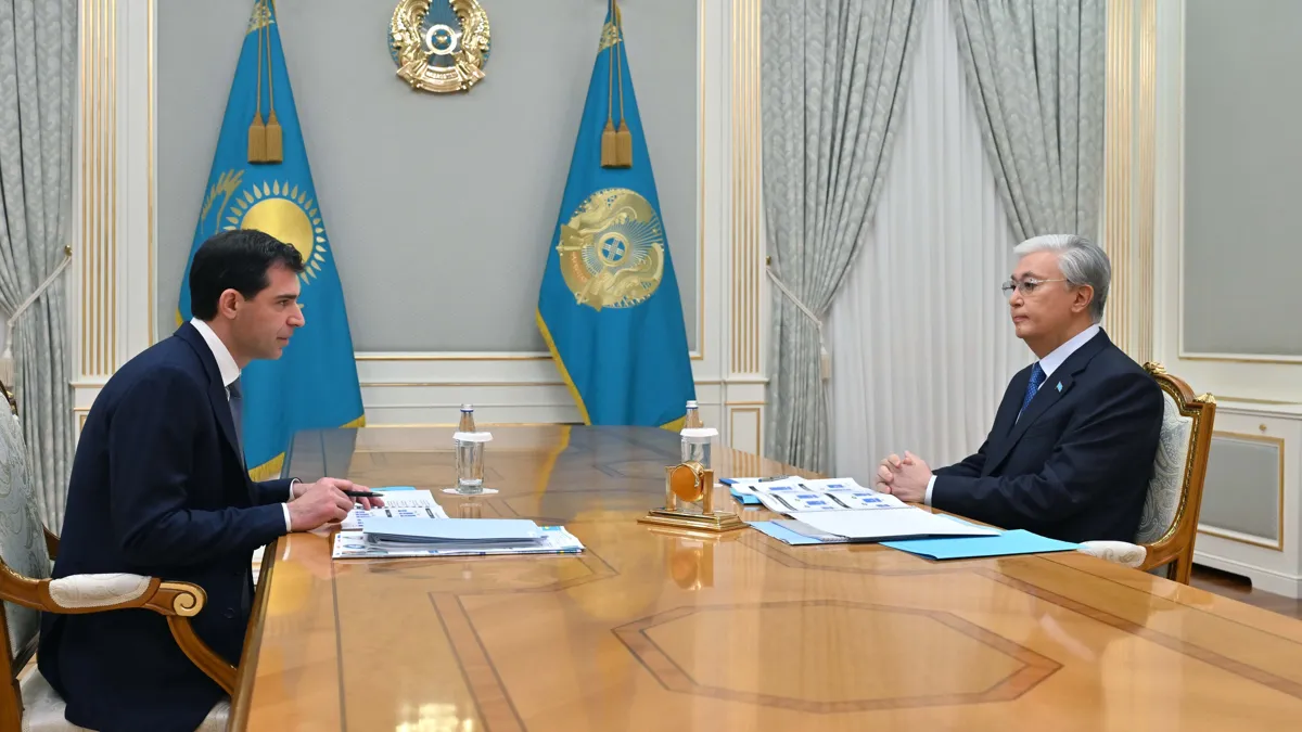 Андрей Лаврентьев и Касым-Жомарт Токаев