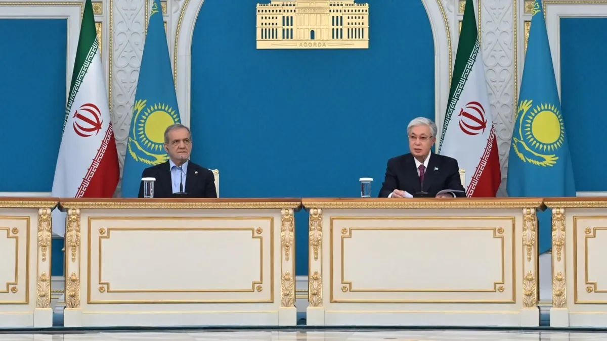 Масуд Пезешкиан и Касым-Жомарт Токаев