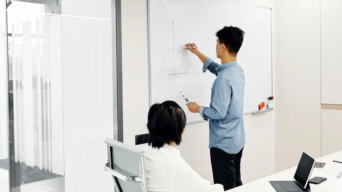 коуч, студент, урок