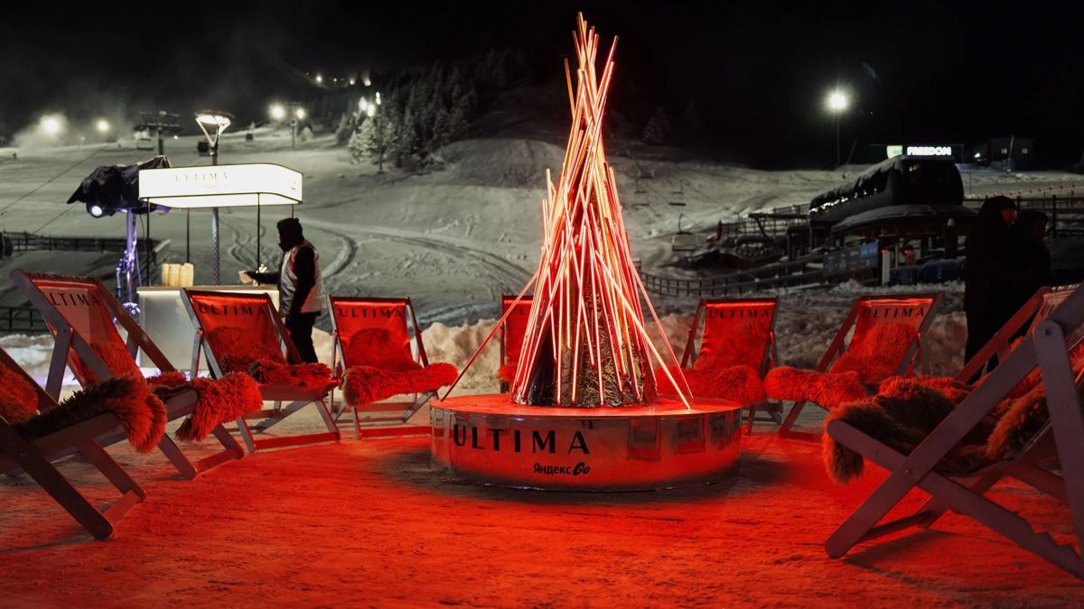 Night Skiing на Шымбулаке: Esentai Mall 
