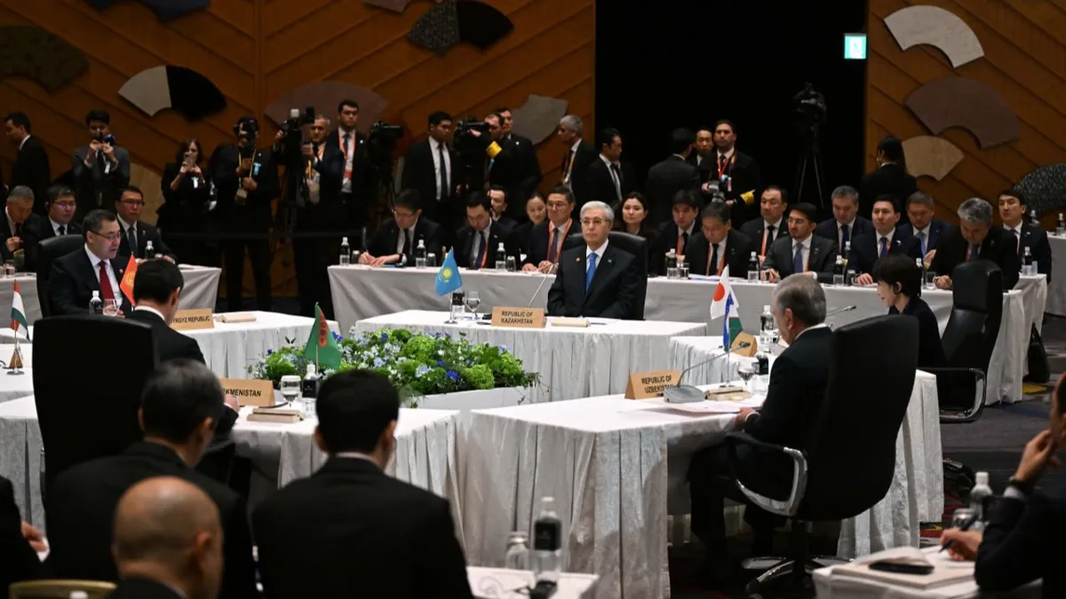 Касым-Жомарт Токаев на саммите «Центральная Азия - Япония»