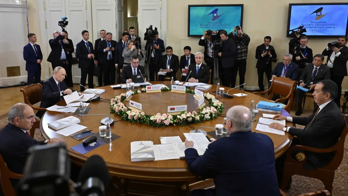 Заседание Высшего Евразийского экономического совета в узком формате, Санкт-Петербург, декабрь 2025