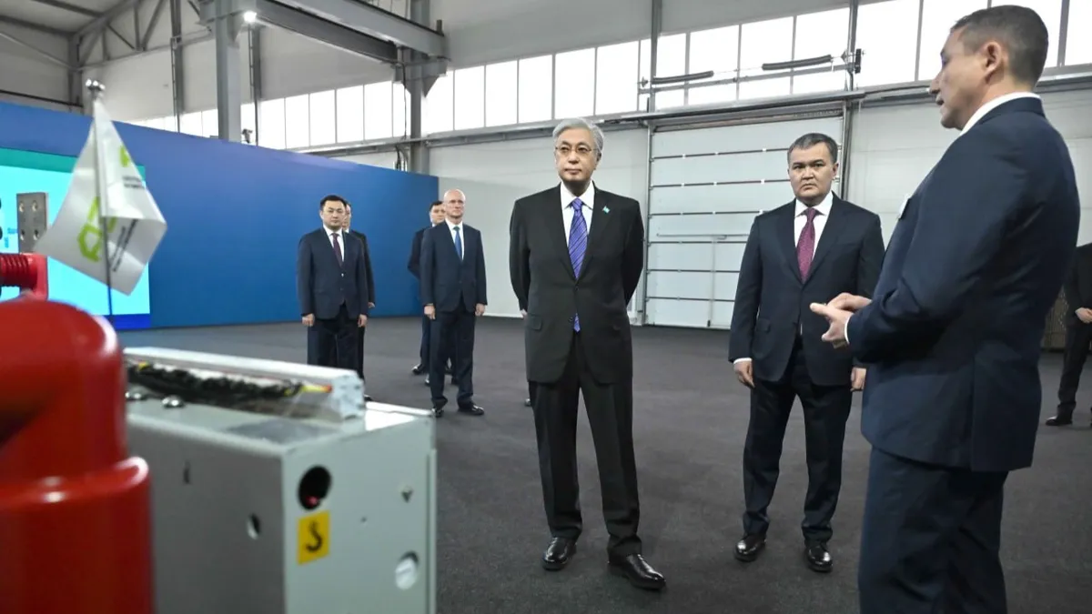 Токаев в индустриальном парке
