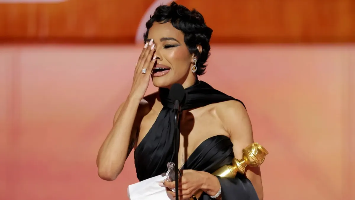 Тейана Тейлор на 83-й ежегодной церемонии вручения премии «Золотой глобус», состоявшейся в отеле The Beverly Hilton 11 января 2026 года в Беверли-Хиллз, Калифорния.