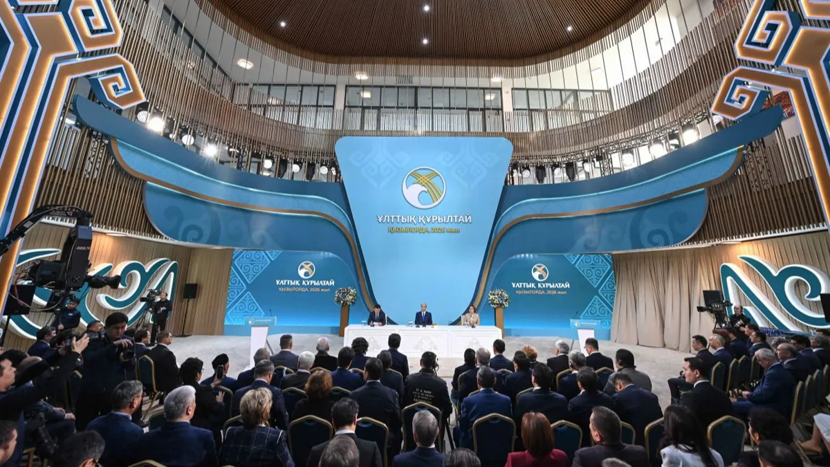 V заседании Национального курултая. Кызылорда, 20 января 2026 года