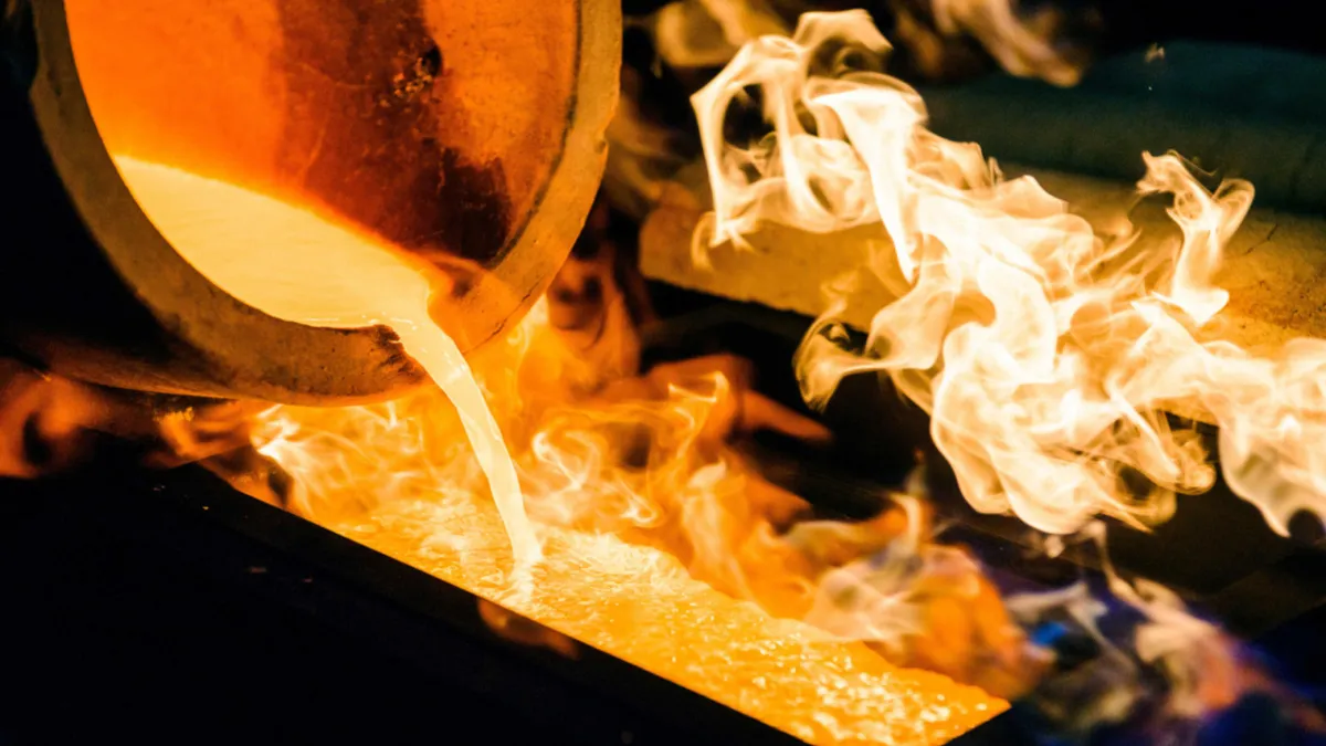 Казцинк, выплавка металла